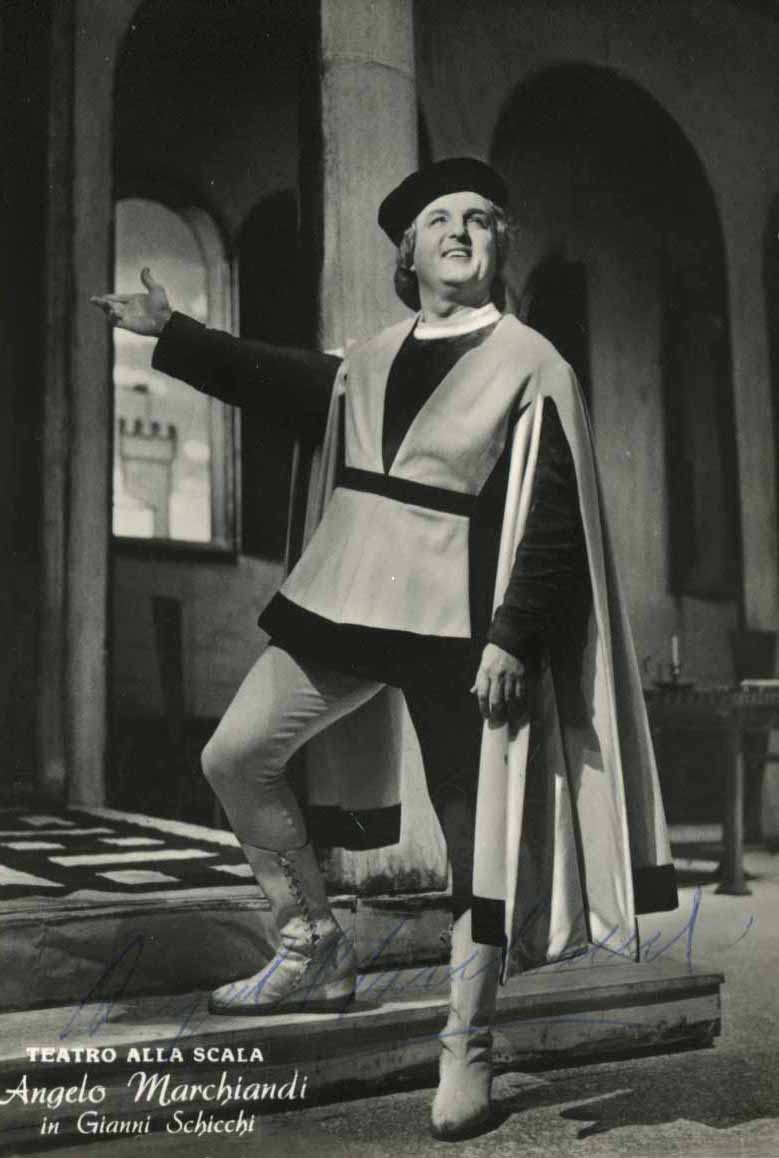 Angelo Marchiandi in Gianni Schicchi. Teatro alla Scala